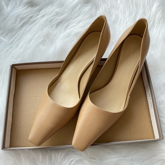 Charles & Keith D’orsay Heels - Camel - Picture 3 of 7